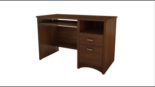 Assembly video of the Gascony desk South Shore Furniture [upl. by Zora95]