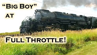 Union Pacifics quotBig Boyquot No 4014 Steam Locomotive at FULL Throttle Turn Volume UP bigboy 4014 [upl. by Clie458]