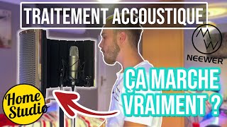 TRAITEMENT ACOUSTIQUE INDISPENSABLE  Unboxing NEEWER HOME STUDIO [upl. by Hardan]