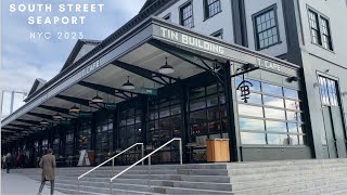 NEW Tin Building by JeanGeorges I South Street Seaport NYC 2023 I Walking Tour [upl. by Navek83]