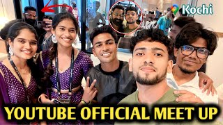 I meet M4Techofficial amp Chattambees YT official meetup kochi🔥 youtubecreatorcollective [upl. by Aihsenrad]