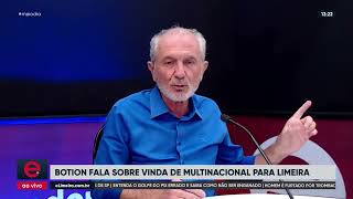 Multinacional em Limeira prefeito diz que gigante da tecnologia vai gerar R 100 milhões de ISS [upl. by Anived]