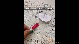 Nail extension sirf 5 rupaye me😱😱 nails nailextensionathome nailart viralvideoshortnailsvlog [upl. by Nerual]