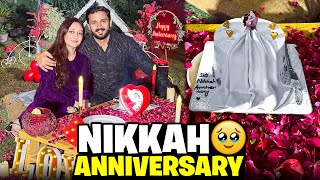 Celebrated First Nikkah Anniversary together💕Surprise for Emaan🙈 [upl. by Ettenig486]