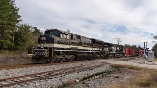 NS High amp Wide 057 Northbound with Schnabel car [upl. by Lehcin]