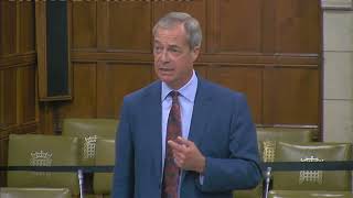 Nigel Farage Reform MP  Westminster Hall debate Illegal immigration [upl. by Azzil]