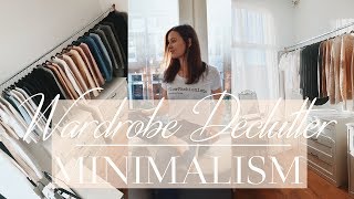 WARDROBE DECLUTTER  KONMARI METHOD [upl. by Dlanar]