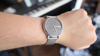 Smartwatch mit 4 Monaten Batterielaufzeit  Skagen Connected Hybrid Smartwatch im Test [upl. by Gaven836]