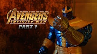 Avengers INFINITY WAR Stop Motion Film Part 1 [upl. by Enrichetta492]