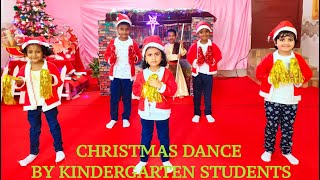 CHRISTMAS CUTE DANCE BY KINDERGARTEN KIDS [upl. by Reinert]