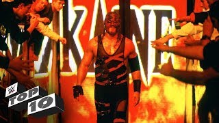 Kanes greatest returns WWE Top 10 July 9 2018 [upl. by Eimareg]