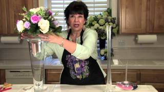 How to Keep Tall Centerpieces From Falling  Floral Arrangements for Weddings amp Centerpieces [upl. by Yurt731]