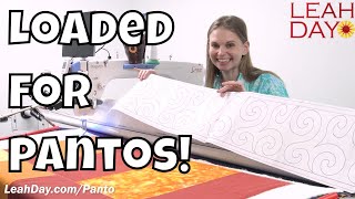 How to Load Your Frame for Pantograph Quilting  Quilting Pantos 1 [upl. by Katuscha]