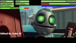 Ratchet amp Clank 2016 Warbot Invasion Scene with healthbars [upl. by Adnilab]