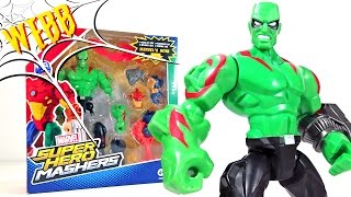 Marvel Super Hero Mashers DRAX Action Figure Review [upl. by Kerman]