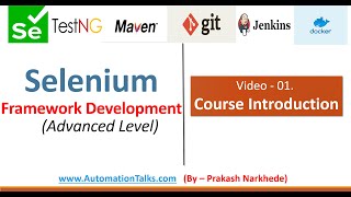 Selenium Framework  Advanced 01 Course Introduction [upl. by Airym]