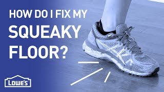 How Do I Fix My Squeaky Floor  DIY Basics [upl. by Amsa]