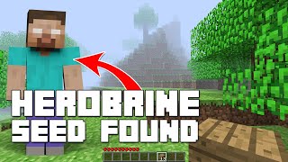 The original Herobrine seed has finally been found [upl. by Simmons]