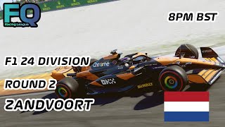 FQ Racing League  F1 24  Season 3 Round 2  Zandvoort [upl. by Nylemaj]