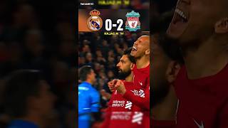 Real vs Liverpool 2023  UCL  RMA 5  1 Liverpool football goals shorts [upl. by Hedwig509]