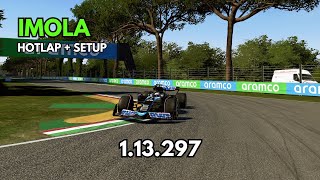 F1 24  IMOLA HOTLAP  SETUP 113297  NO ASSIST [upl. by Rauscher967]