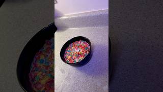 Making a bowl of cereal tutorial reels shorts food foryou trending asmreating [upl. by Plank78]