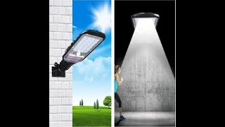 Lumière Solaire Extérieure de 120W pour Porte de Jardin et Mur [upl. by Nahtahoj]