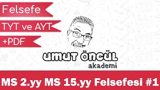 Felsefe  MS 2 Yüzyıl MS 15 Yüzyıl Felsefesi 1 PDF [upl. by Bornie]