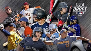 The Official Batflip Podcast 2024 MLB Mock Draft [upl. by Hun]