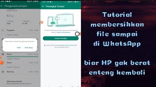 cara membersihkan sampah WhatsApp‼️ Versi Bu Nonny Padja NTT [upl. by Aneen]