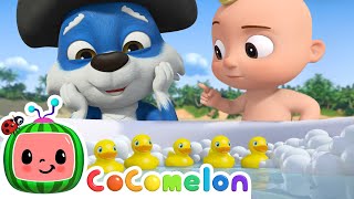 Wolf Steals JJs 5 Little Ducks  More CoComelon JJs Animal Time Kids Songs  Animal Songs for Kids [upl. by Aitsirk]