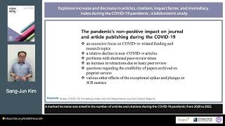 Explosive increase and decrease in articles citations impact factor and immediacy index during [upl. by Leahkim168]