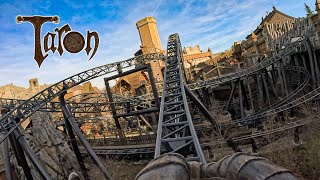 Taron 4K Front Seat POV  Phantasialand [upl. by Ibmat]