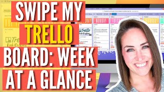 TRELLO Weekly At A Glance Steal My Board [upl. by Erbe907]