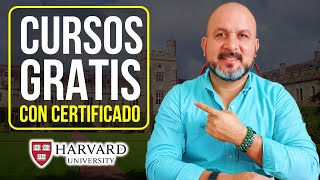 📚Los Mejores CURSOS GRATIS ONLINE con CERTIFICADO de Harvard MIT… 100 EN ESPAÑOL [upl. by Snave]