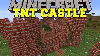 Minecraft DOUBLE CASTLES VS TNT  Build Creation  Map [upl. by Guild]