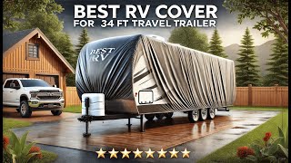 🚐 Kayme 300D Oxford Travel Trailer RV Cover  Best RV Cover 34 Ft Travel Trailer 🏕️ [upl. by Hastings]