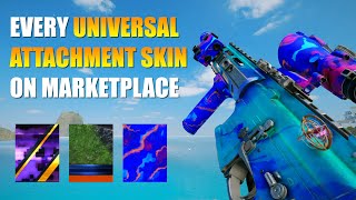 Every Universal ATTACHMENT Skin On R6 MARKETPLACE Y9S1 [upl. by Euqinmod]