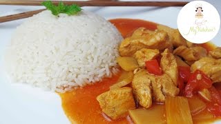 Rezept ♥ Hühnchen süßsauer ♥ asiatisches Essen ♥ chinesisches Essen [upl. by Themis805]