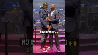 MJ amp Rodman HUG at NBA All Star Game 🙌 shorts [upl. by Suivat606]