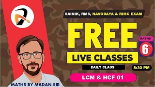 🔥 Free Maths LIVE Class for SAINIK RMS NAVODAYA amp RIMC  Class 6th  Number System 01 live [upl. by Sirtaeb]