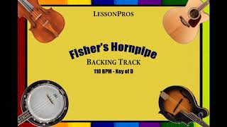 Fishers Hornpipe Bluegrass Backing Track 110 BPM [upl. by Florian796]