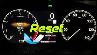 2023  Honda Crv oil life reset [upl. by Hgiellek]