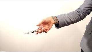 HAIR TUTORIAL Haircutting Tricks  how to hold your scissors  scissor tricks from Matt Beck [upl. by Idram176]