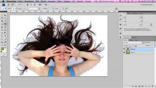 Haare freistellen AlphaKanal Photoshop  WebdesignPodcastde  Folge 10 [upl. by Odo]