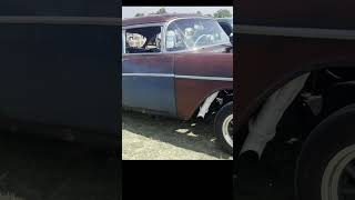 Rock N Race at Dragway 42 1957 Ratty Gasser built by high school kid automobile oldschool gasser [upl. by Reeba]