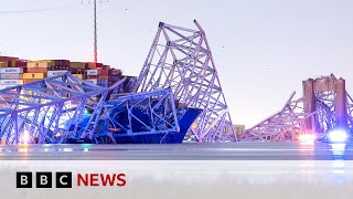 Baltimore bridge collapse ‘unthinkable tragedy’ says city’s mayor I BBC News [upl. by Volding]