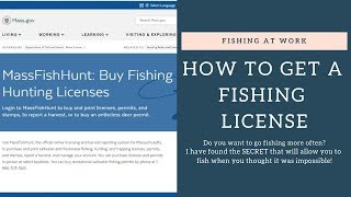 How To Get A Fishing License [upl. by Ellebyam]