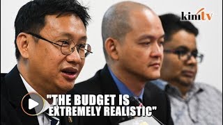 Wong Chen Harapan budget not a populist budget it is extremely realistic [upl. by Kaila]