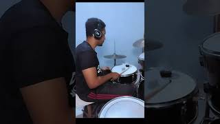 Técnica incrível de bateria com uma mão 😮😮😮drums drumpractice drummer epic auladebateria [upl. by Roxanne]